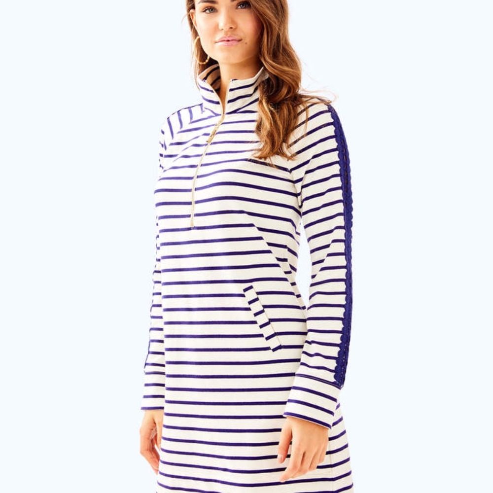 NWT Lilly Pulitzer  Skipper Dress in Coconut Coast